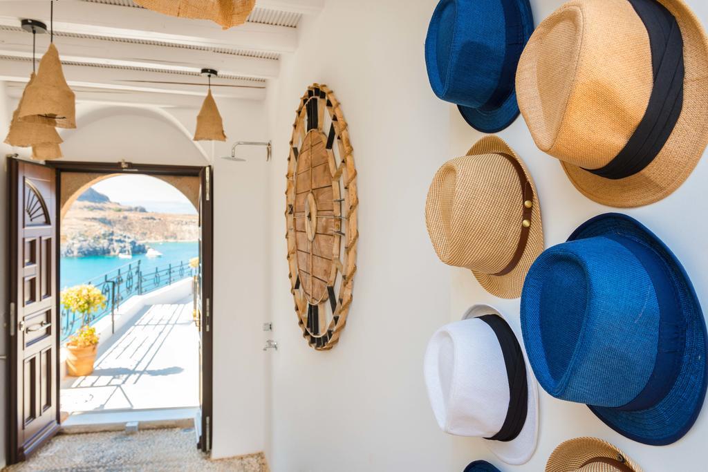 Lindos Shore Summer House With Jacuzzi And Sea View !!! Luaran gambar