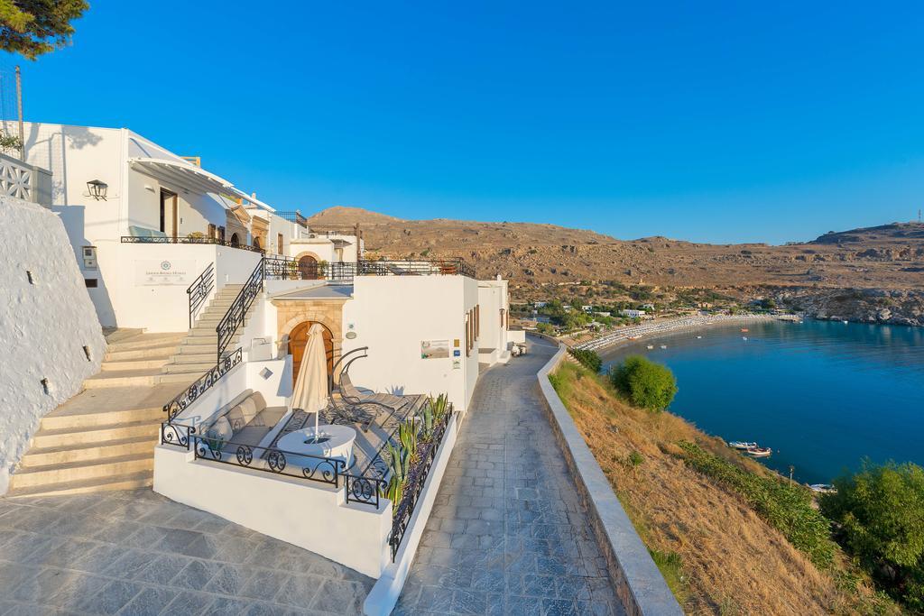 Lindos Shore Summer House With Jacuzzi And Sea View !!! Luaran gambar